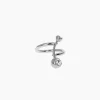 Justine Clenquet Bague Mindy cristal