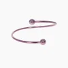 Justine Clenquet Bijou de bras Selma violet