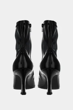 Justine Clenquet Bottines Patti verni noir