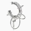 Justine Clenquet Boucle d'oreille Deana cristal