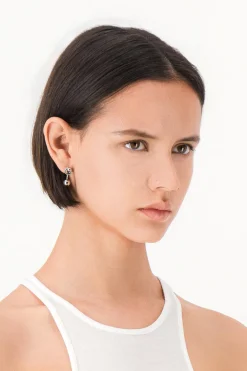 Justine Clenquet Boucle d'oreille Mindy argent