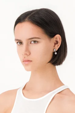 Justine Clenquet Boucle d'oreille Mindy perle