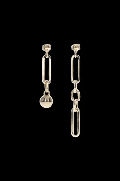 Justine Clenquet Boucles d'oreilles Ali dorées