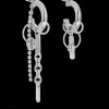 Justine Clenquet Boucles d'oreilles Iris cristal