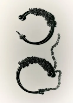 Justine Clenquet Boucles d'oreilles Vera grandes