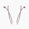 Justine Clenquet Boucles d’oreilles violet Marfa