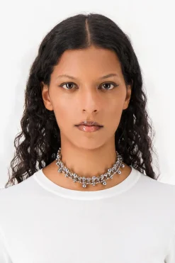 Justine Clenquet Choker Mindy argent