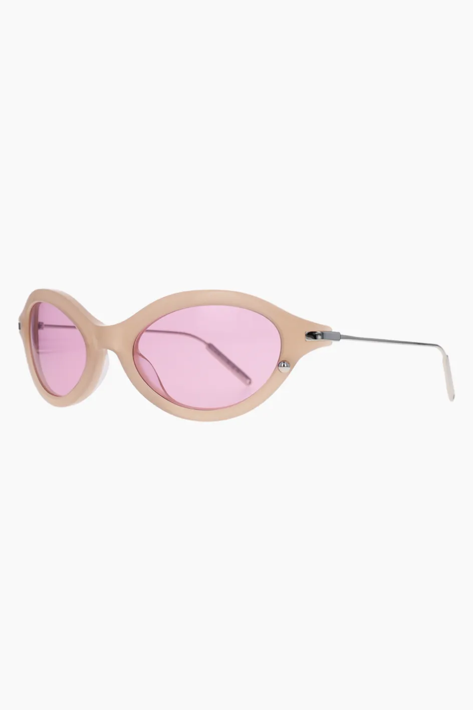 Justine Clenquet Lunettes de soleil Neve beige