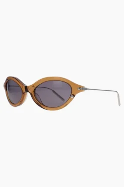 Justine Clenquet Lunettes de soleil Neve marron