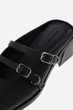 Justine Clenquet Mules Andie noir