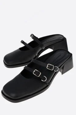 Justine Clenquet Mules Andie noir