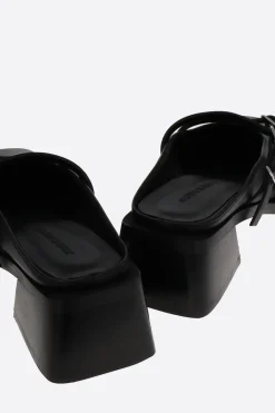 Justine Clenquet Mules Andie noir