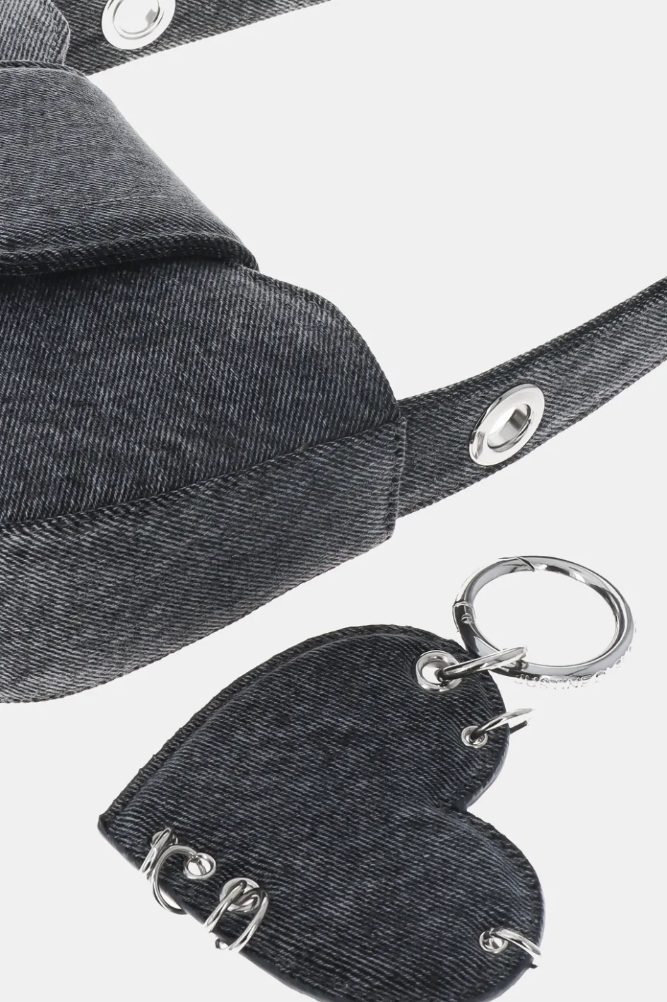 Justine Clenquet Sac Dylan denim gris